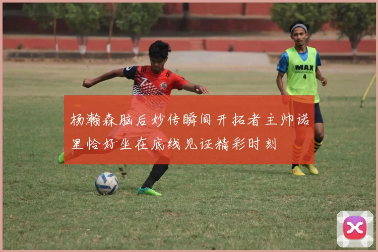 杨瀚森脑后妙传瞬间开拓者主帅诺里恰好坐在底线见证精彩时刻